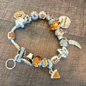 THANKSGIVING charm bracelet